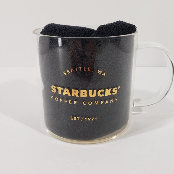 2015 STARBUCKS CLEAR GLASS MUG CUP - Picture 2 of 4